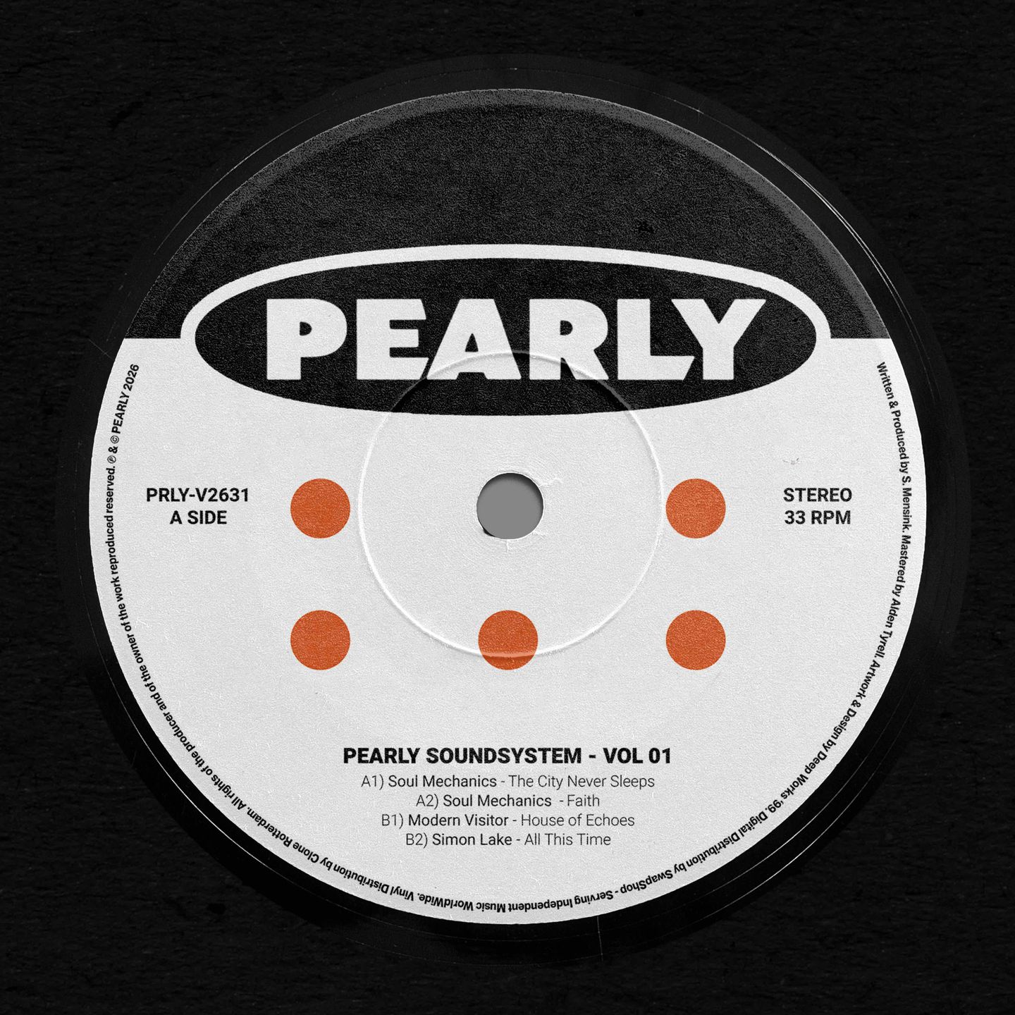 Various - Pearly Soundsystem - Vol. 01 | Pearly (PRLY-V2631) - main Various - Pearly Soundsystem - Vol. 01 | Pearly (PRLY-V2631) - main