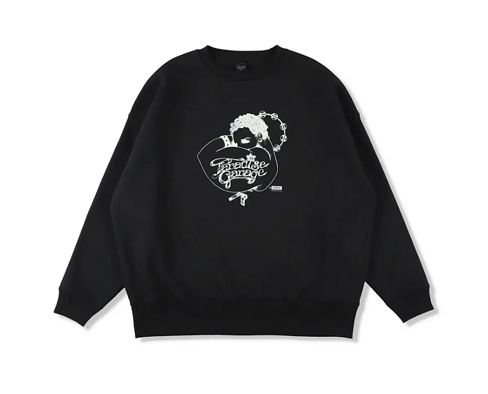 ISNESS MUSIC - PARADISE GARAGE SWEATSHIRT / BLACK - main