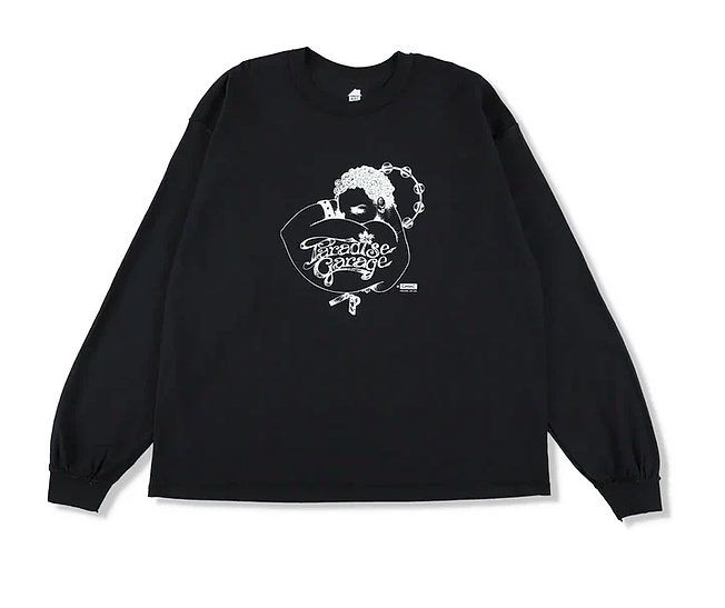 ISNESS MUSIC - PARADISE GARAGE LS T-Shirt / BLACK