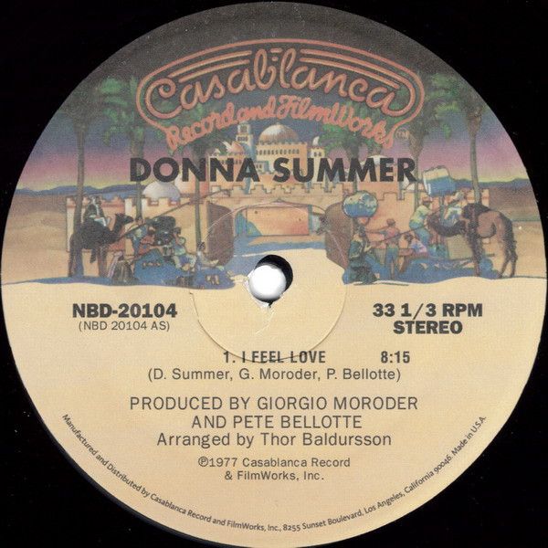 Donna Summer - I Feel Love / Love To Love You | Casablanca (NBD 20104)