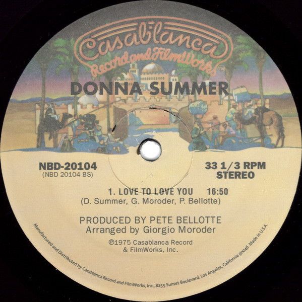 Donna Summer - I Feel Love / Love To Love You | Casablanca (NBD 20104) - 2