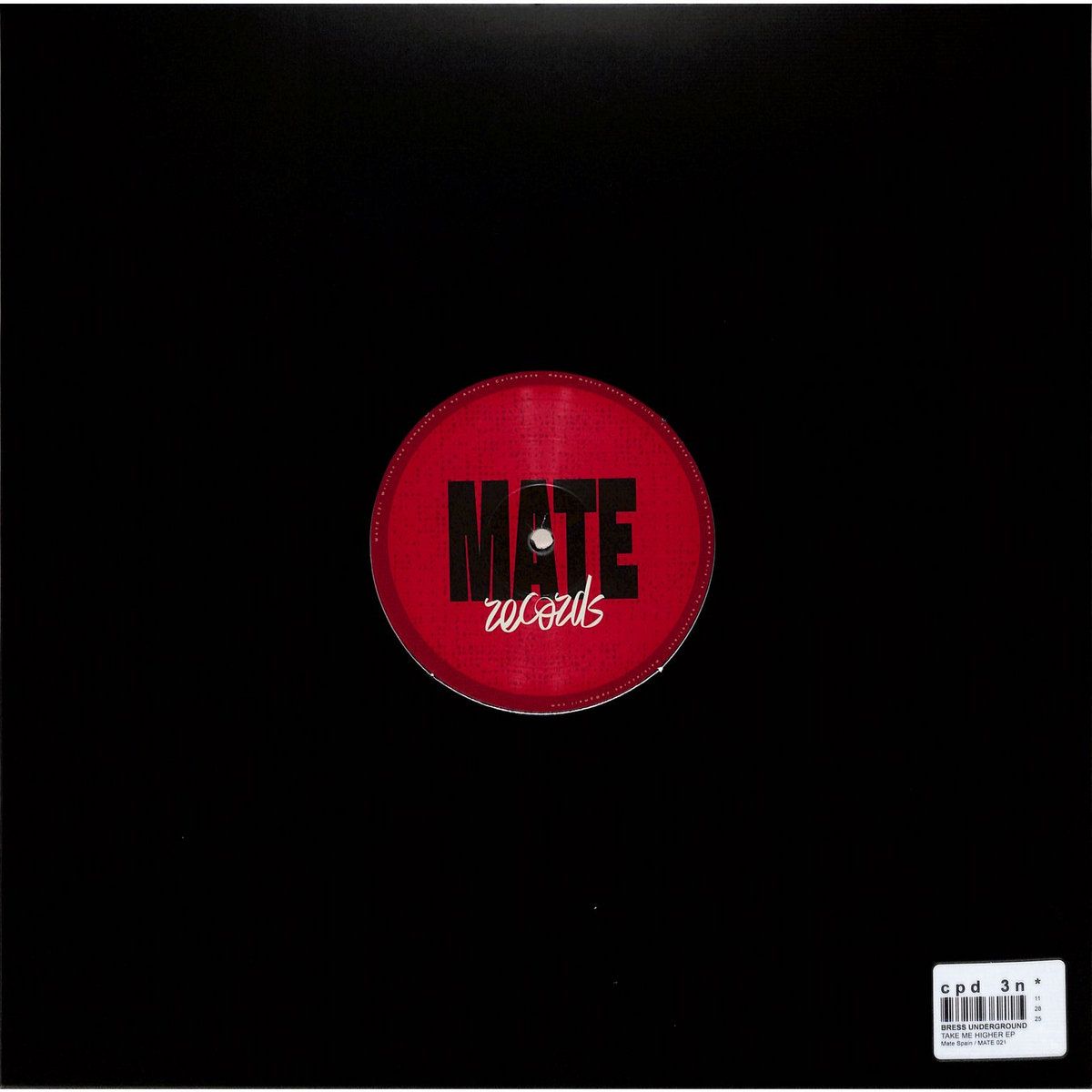 Bress Underground - Take Me Higher EP | Mate (MATE021) - 3