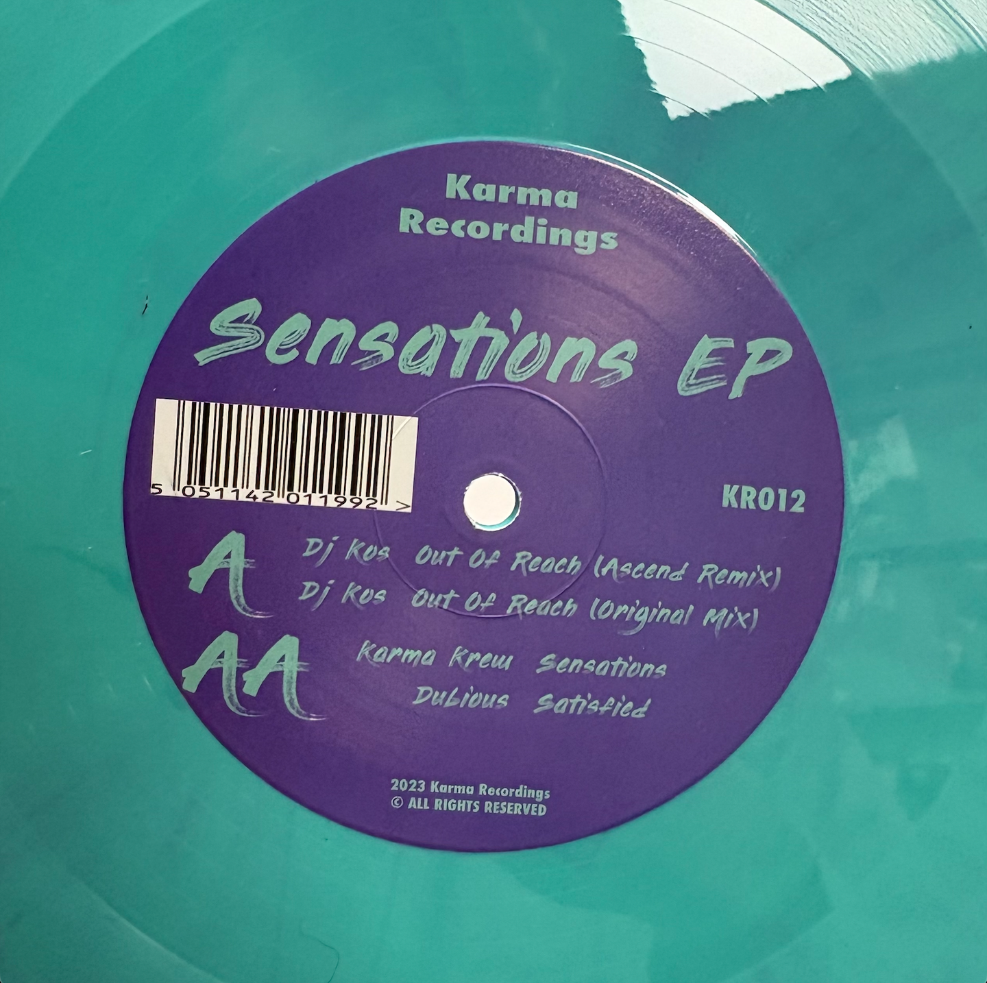 DJ Kos - Sensations EP | Karma Recordings (KR012)