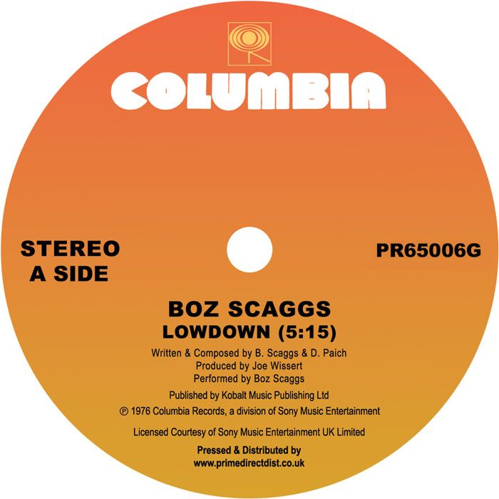 Boz Scaggs - Lowdown | Columbia (PR65006G) - 2