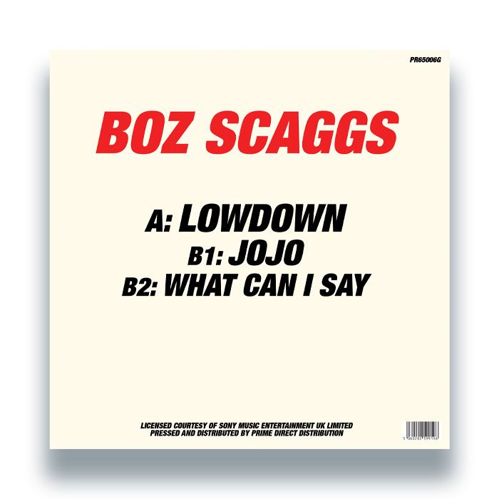 Boz Scaggs - Lowdown | Columbia (PR65006G) - 4