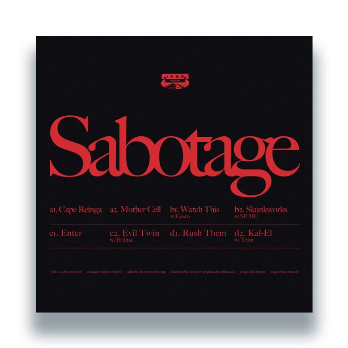 Alix Perez - Sabotage | 1985 Music (ONEF082) - 6