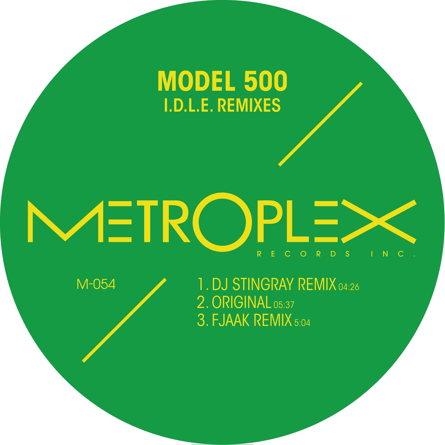 Model 500  &  FJAAK  &  DJ Stingray - I.D.L.E. Remixes | Metroplex (MS054)