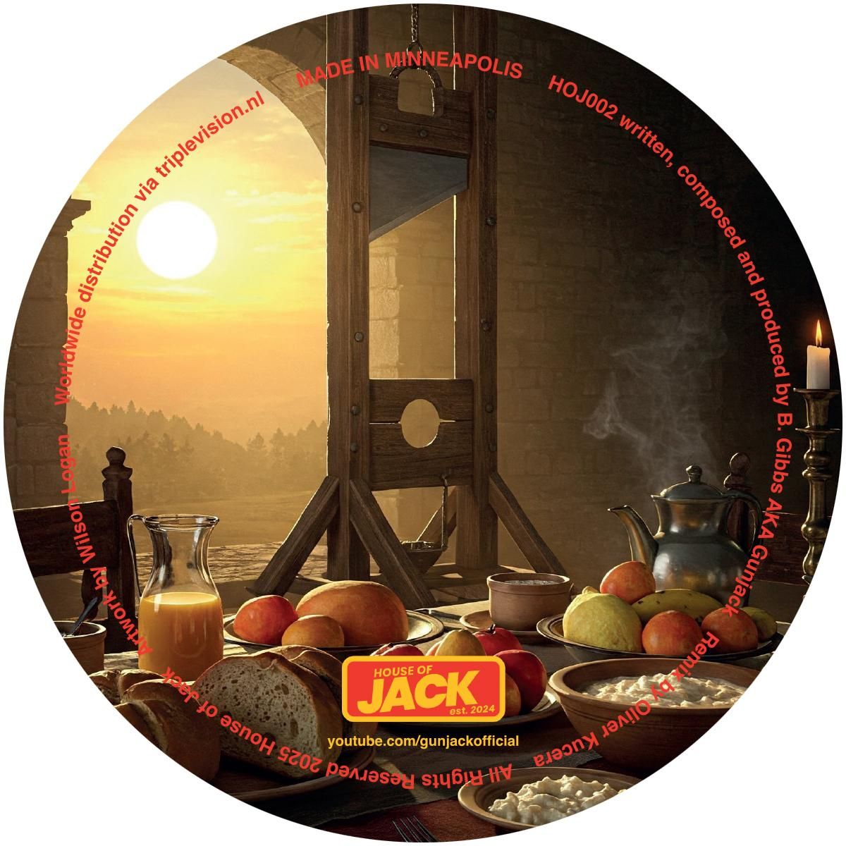 Gunjack - Breakfast at the Guillotine | House of Jack (HOJ002) - 2