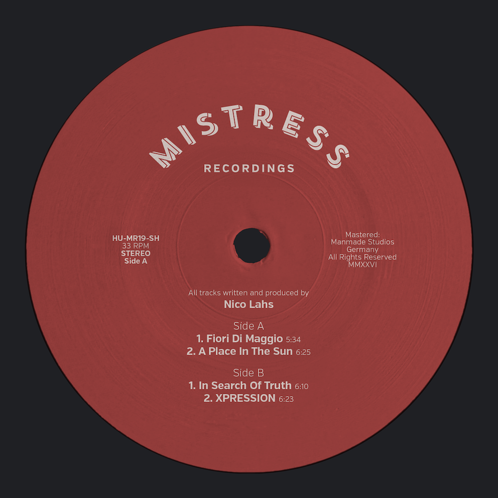 Nico Lahs - Mistress 19 | Mistress Recordings (HU-MR19-SH) - main