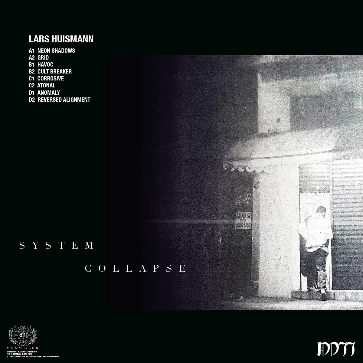 Lars Huismann - System Collapse EP | Monnom Black (MONNOM041) - 2
