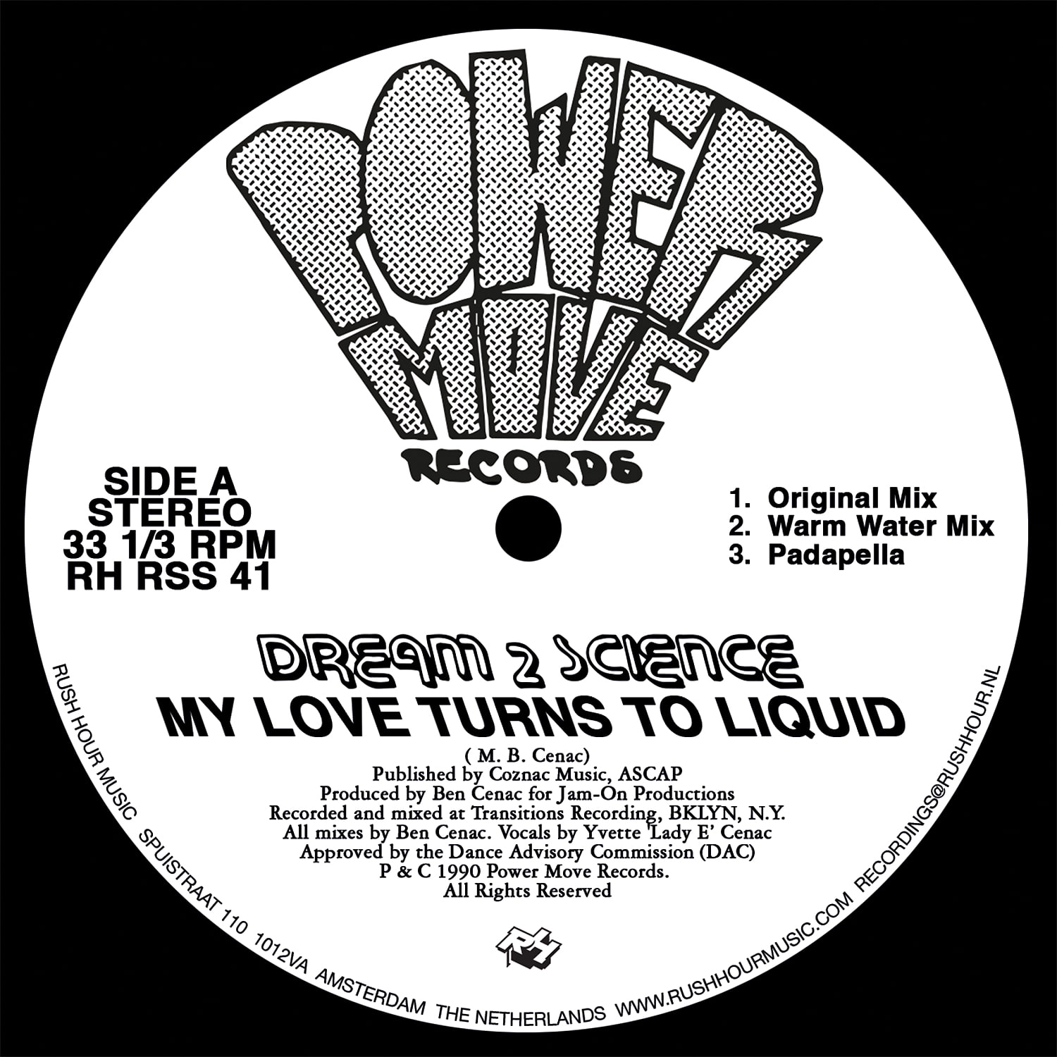 Dream 2 Science - My Love Turns To Liquid | Rush Hour RSS (RH RSS 41) - main Dream 2 Science - My Love Turns To Liquid | Rush Hour RSS (RH RSS 41) - main