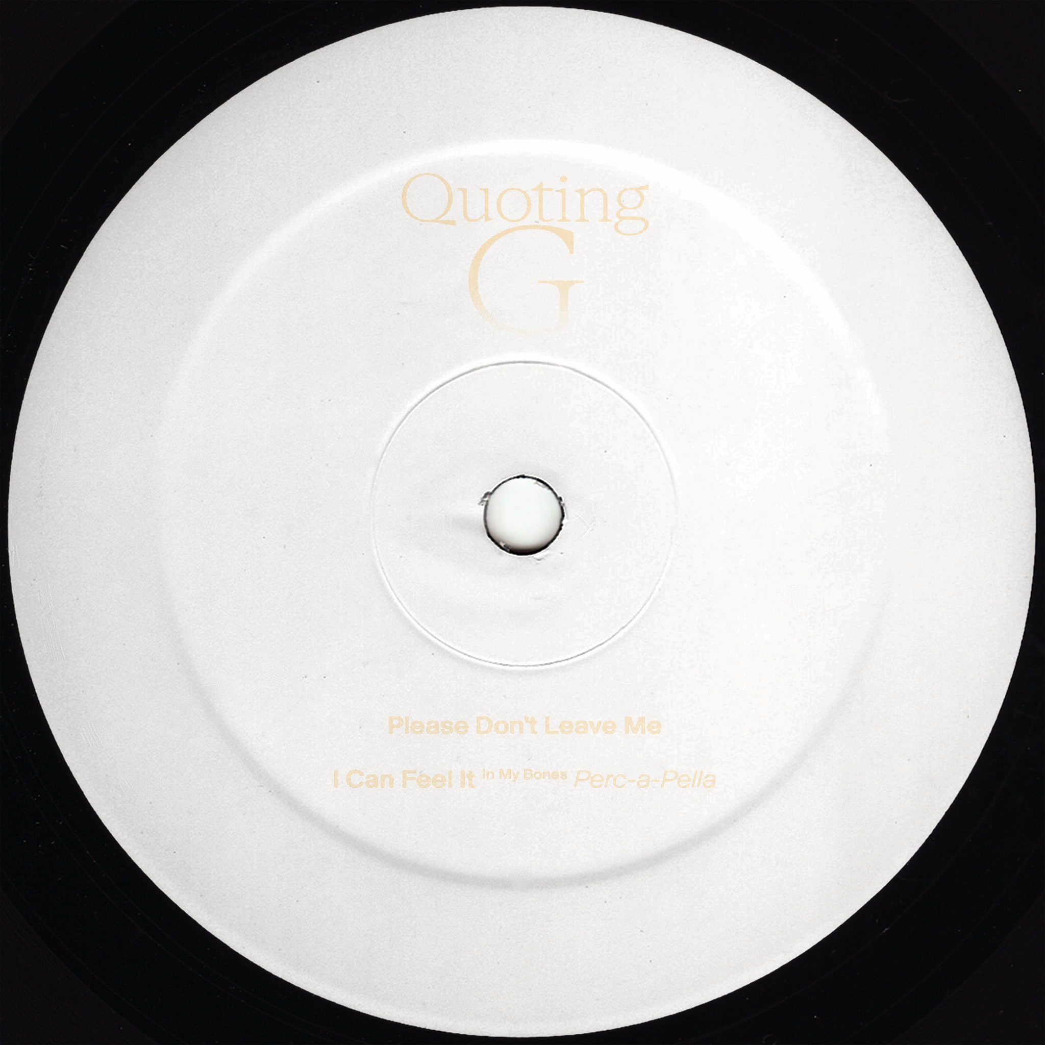 Quoting G - I Can Feel It (In My Bones) | Clone Royal Oak (Royal065) - 2