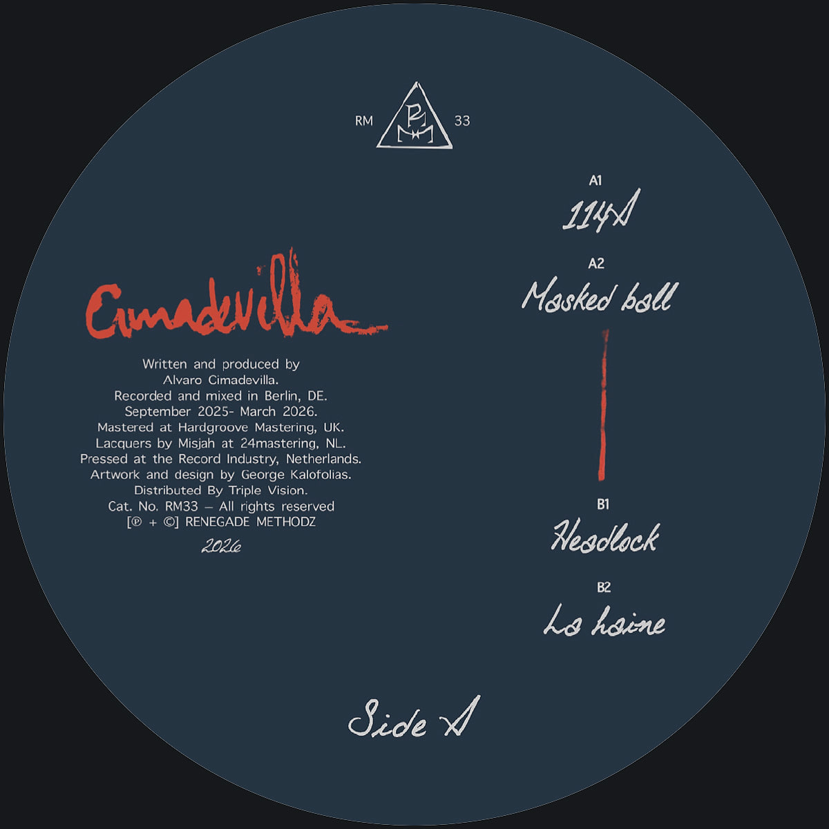 Cimadevilla - Headlock | Renegade Methodz (RM33)