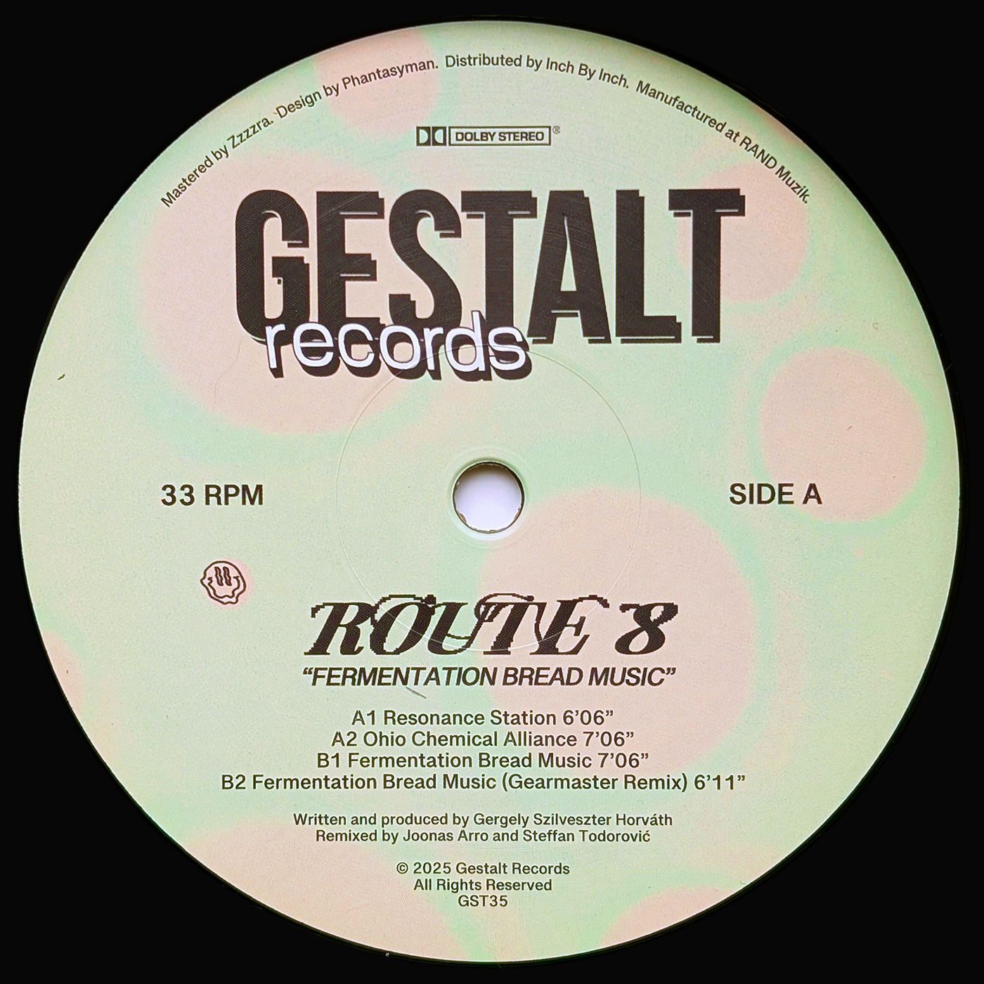 Route 8 - Fermentation Bread Music | Gestalt Records (GST35)