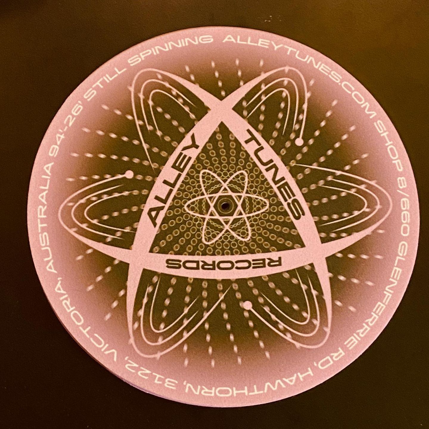 Madslips - Alley Tunes 2026 Slipmat (Pair of 2 - Black & Pink) - main