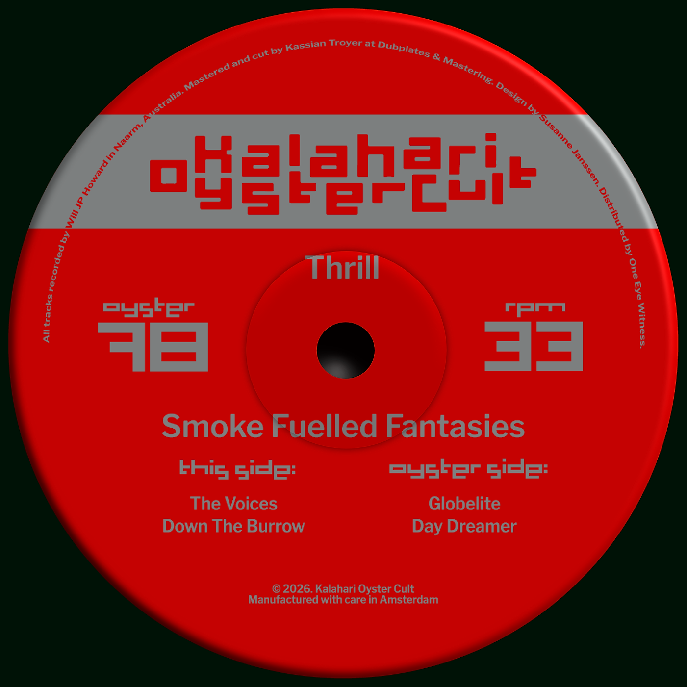 Thrill - Smoke Fueled Fantasies | Kalahari Oyster Cult (OYSTER78)